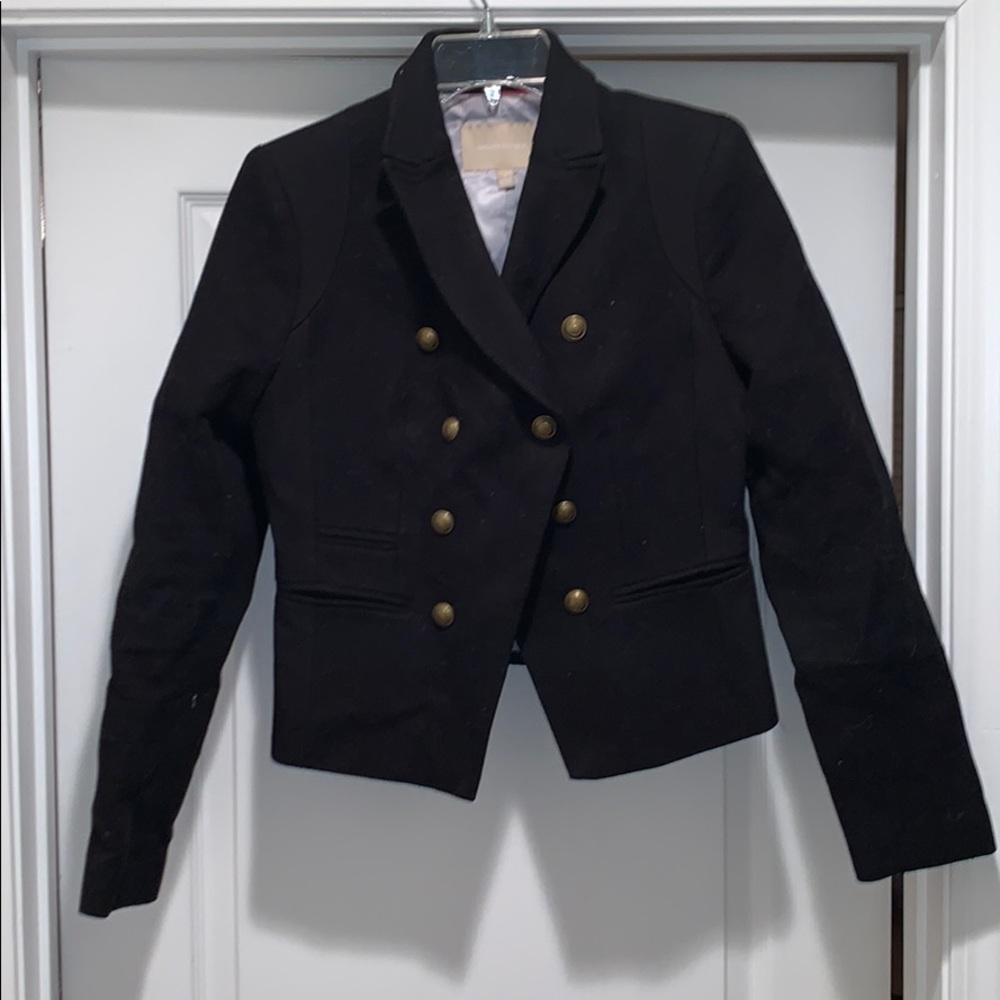 Cropped tailored jacket